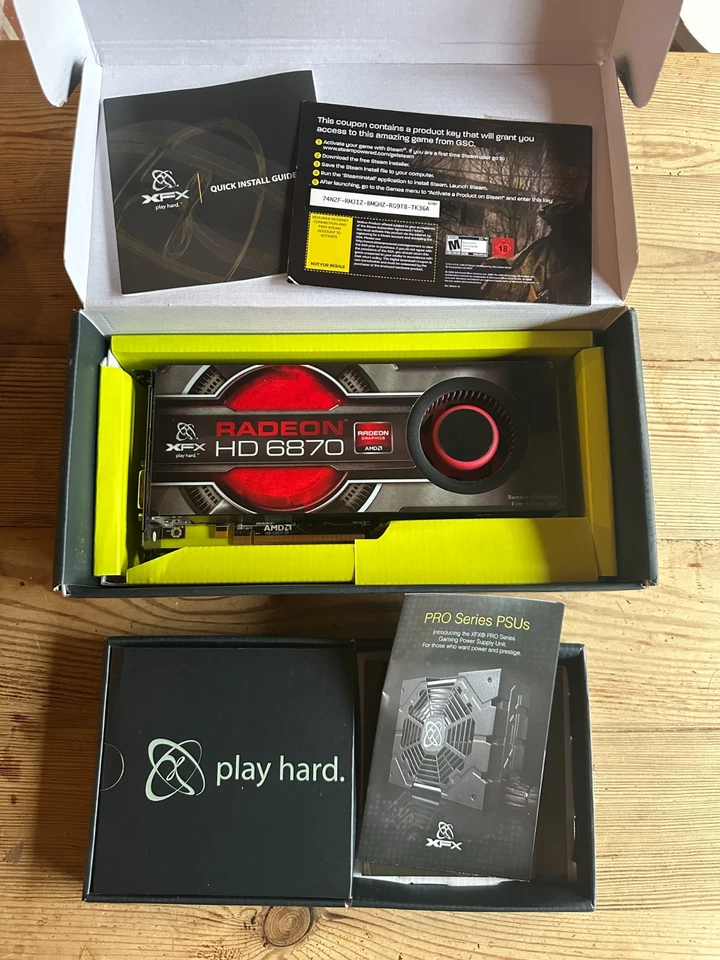 XFX Radeon HD 6870 1GB GDDR5 GPU PCIe HDMI Tested 🎮 Budget 1080p Gaming - Image 1 of 4