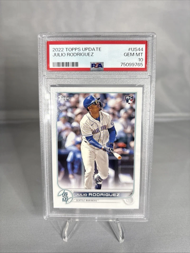 2022 Topps Update Julio Rodriguez RC- PSA 10 GEM MINT - Image 1 of 1