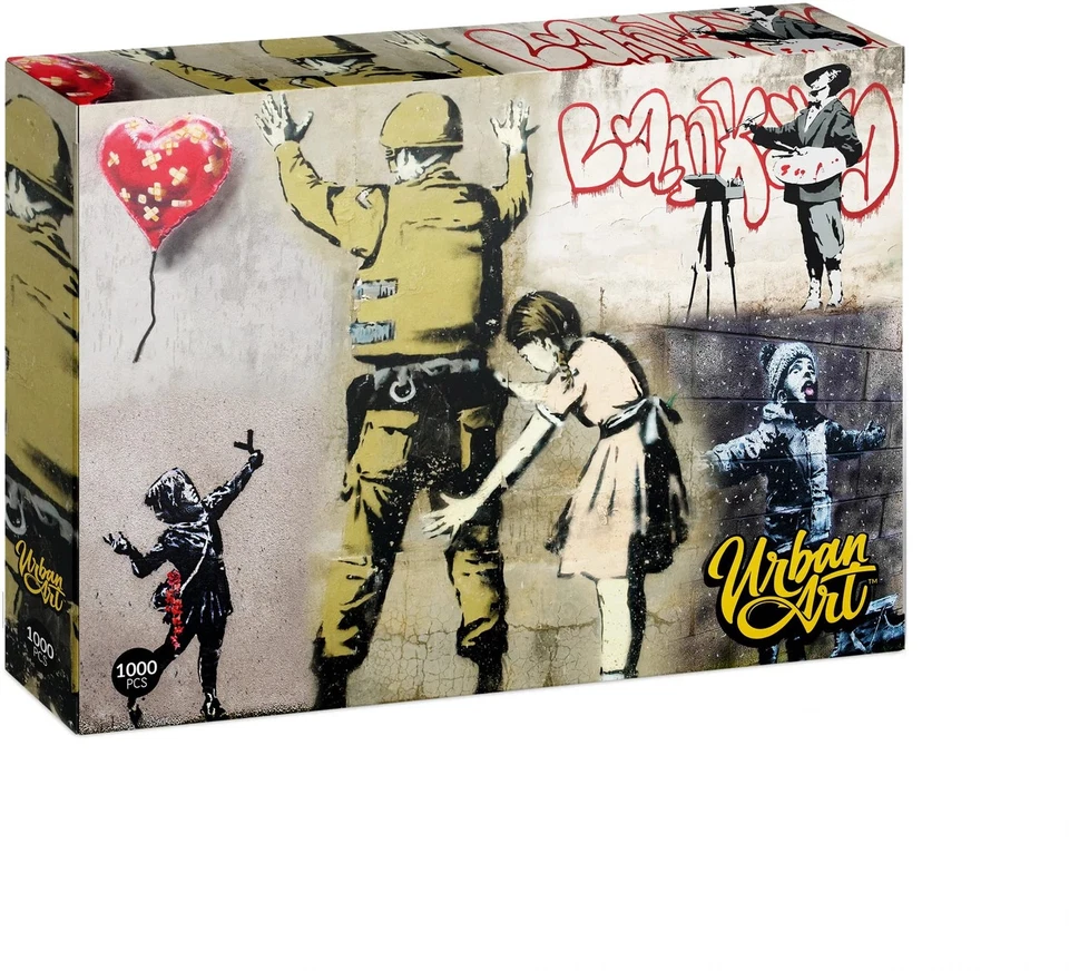 Rompecabezas de arte urbano pintor graffiti Banksy University Games U08574 Foto 1 de 1