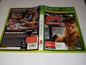 UFC 2009 UNDISPUTED (XBOX 360 GAME, MA15+) (180669 A) - Picture 1 of 2