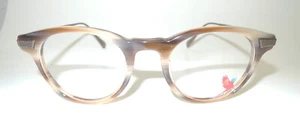 MAUI JIM MJO2610 23B BROWN HORN EYEGLASS FRAME JAPAN TEMPLE 143 48 -22 - Picture 1 of 3