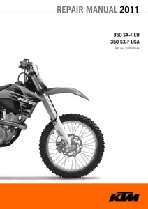 KTM SX-F 350 Service Manual | SFX EU USA | 2011 | PDF - DOWNLOAD - Foto 1 di 12