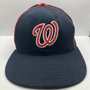 Roman Pro 1963-1967 Washington Senators Wool Hat Cap Size 6 7/8 Navy Red Piping - Picture 1 of 12