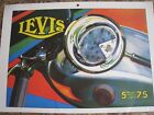 Levis Motor Cycle Illustration Smiths Advert Approx A4 Size File 16