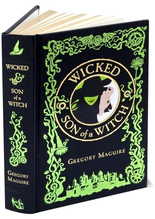 WICKED & SON OF A WITCH by Gregory Maguire, 2 in 1 Deluxe Bonded Leather Edition