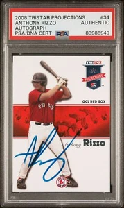 2008 Tristar Projections 34 Anthony Rizzo Autograph - PSA/DNA - Picture 1 of 2