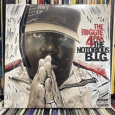 THE NOTORIOUS B.I.G. - THE BIGGIE 4 PAK (VINYL 2EP)  2005!!  RARE!!!  BIG PUN!!! - Image 1 of 2