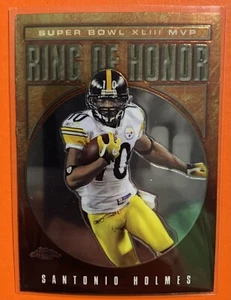 2009 Topps Chrome Ring Of Honor Santonio Holmes #RHC43-SH Pittsburgh Steelers - Picture 1 of 2