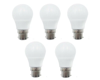 5pcs B22 LED Bulb DC12-24V 3W Globe Lights RV Boat Solar Light Equivalent 40W - Image 1 of 3
