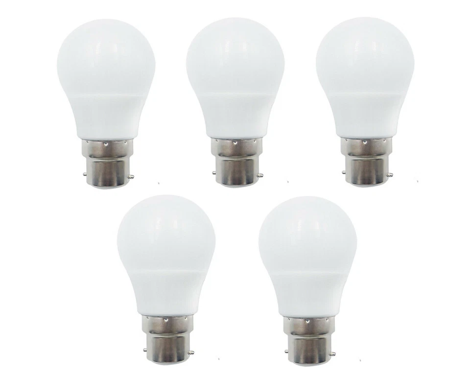 5pcs B22 LED Bulb DC12-24V 3W Globe Lights RV Boat Solar Light Equivalent 40W - Image 1 of 3