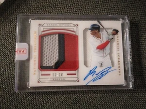 Rafael Devers - 2018 Panini National Treasures - /10 RPA Shadowbox Signatures - Bild 1 von 5