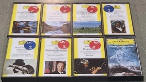 8 X CLASSICAL CASSETTE TAPES - KARAJAN BEETHOVEN SUPPE ROSSINI BERLIOZ GRIEG - Picture 1 of 5