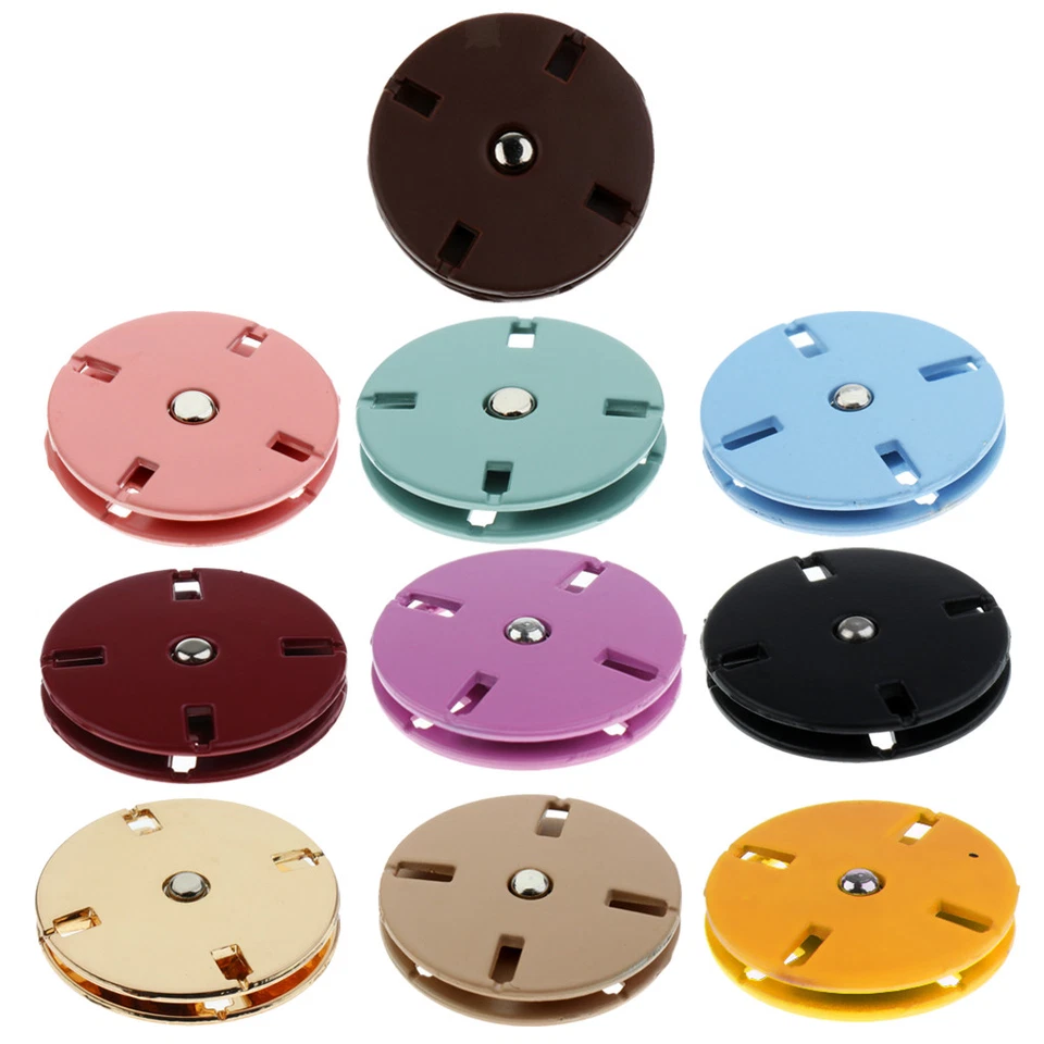 Many Color 5 Sets Metal Sew on Press Studs Snap Fasteners   Buttons - Image 1 of 1