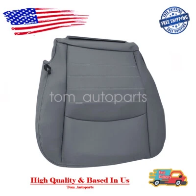 Driver Bottom Leather Seat Cover For 2013-2018 Dodge Ram 3500 Work Truck ST Gray — 第 1/4 张图片