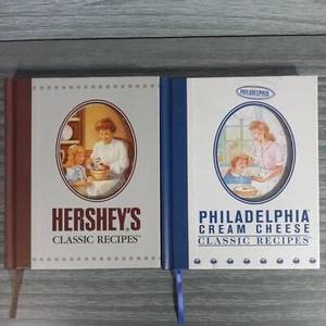 Classic Recipies Hardcover Book Set - Hershey's & Philadelphia Cream Cheese - Picture 1 of 6