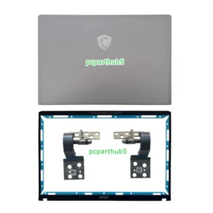 New MSI MS-15M1 GP68HX 12VH GP68HX 13VG LCD Back Cover Top Case Bezel Hinges - Picture 1 of 7