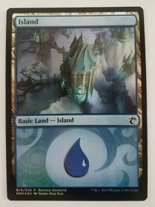 MTG Ravnica Weekend Guild Kit Promo Foil: Simic Island B10 (Nrmt) - Picture 1 of 2