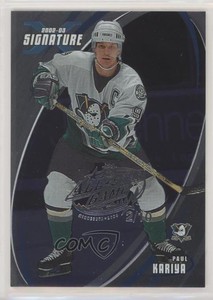 2002 ITG Be A Player Signature Series NHL All-Star Game /10 Paul Kariya #101 HOF