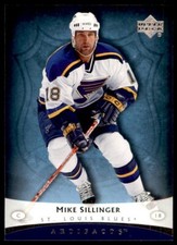 2005-06 UPPER DECK ARTIFACTS MIKE SILLINGER ST. LOUIS BLUES #86