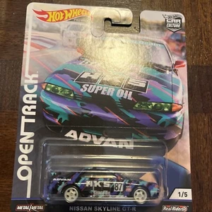 Hot Wheels Nissan Skyline HKS Real Riders Open Track Car Culture - Bild 1 von 12