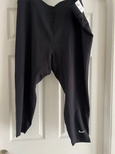 Nike Womens Tight Fit High Rise 7/8 Length Leggings 3X Black NWT - Picture 1 of 3