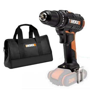 WORX WX370.9 18V (20V MAX) Cordless Combi Hammer Drill - BODY ONLY With Tool Bag - Picture 1 of 7