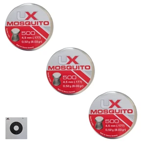 1500 PALLINI 4 5 4.5 45 MM PIOMBINI ad ARIA COMPRESSA A GAS CO2 - Foto 1 di 1
