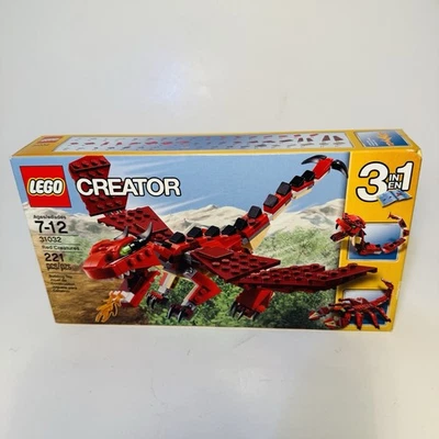 LEGO CREATOR 3 in 1: Red Creatures 31032 Dragon 2015 Neu im Karton - Bild 1 von 4