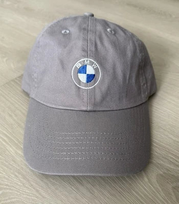 Nuevo sombrero BMW Lifestyle gris correa ajustable emblema bordado nuevo sin etiquetas Foto 1 de 4