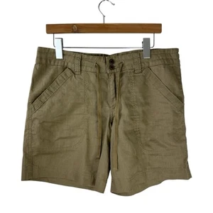 Patagonia W's Island Hemp Cotton Blend Cuff Shorts 7” Brown Women's Size 10 - Picture 1 of 16