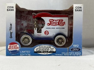 Gearbox Pepsi Cola and Keystone Cops 1912 Ford Deliver Car Coin Bank 1:24 - Picture 1 of 12
