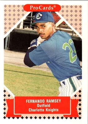 1991 ProCards Fernando Ramsey #203 Charlotte Knights Baseball Card - Image 1 of 2