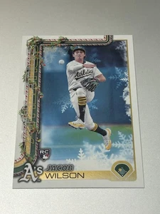 Novato de béisbol de vacaciones Topps 2025 - Jacob Wilson #H4 Oakland Athletics radiocontrol - Imagen 1 de 2