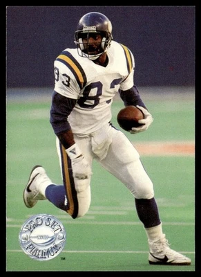 1991 Pro Set Platinum Steve Jordan Minnesota Vikings #225 - Image 1 of 2