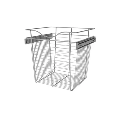 18 In. H X 18 In. W Chrome Steel 1-Drawer Wide Mesh Wire Basket - Image 1 of 4