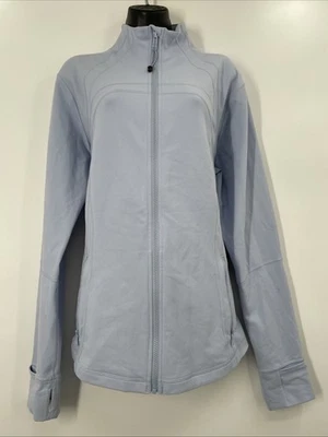 Jaqueta LULULEMON Feminina Azul Pastel Luon Define Active Zíper Completo Plus Size 20 - Imagem 1 de 4