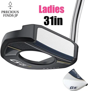 PING G LE3 Mallet Putter FETCH Ladies Steel Shaft PP59 Deep Sea Grip RH 31in - Picture 1 of 9