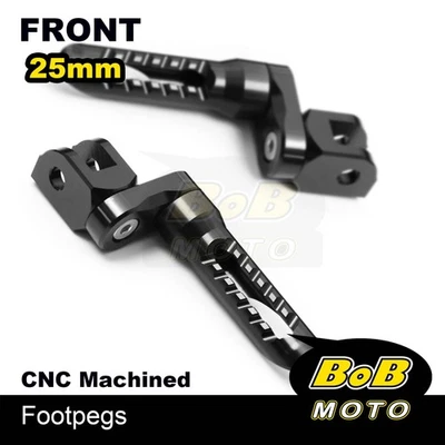 Clavijas delanteras extensibles BOB 25 mm NEGRAS para Suzuki GSX-R250 (GSX250R) 17 18 19 Foto 1 de 4