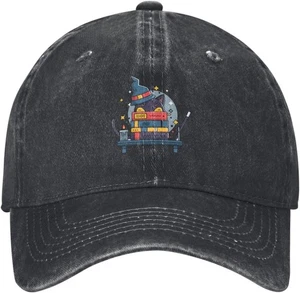 Wizard School Cat Baseball Cap forPersonalized printed unisex baseball cap - Picture 1 of 40