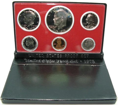 1975-S U.S.  Proof Set - 6 Coins in OGP Cover
