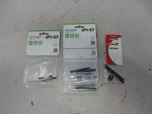 NEW Lot of Five (5) EVO/Rav X Black Presta Bike Bicycle Cycling Valve Extender - Picture 1 of 6