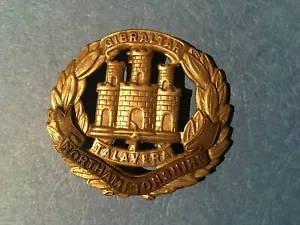 Insignia de gorra vintage de Gibraltar Talavera Northhamptonshire - Imagen 1 de 5