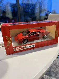 Vintage Polistil Lamborghini Countach Red 1/16 Die Cast Model Car (not 1/18 ) - Picture 1 of 15