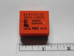 NEC MR24-12WDNA / KS-21742L101 4PDT 12V Coil PCB Mount Relay - Picture 1 of 2