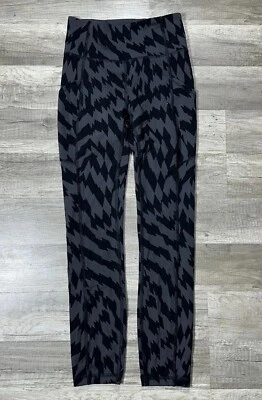 Lululemon Women's Invigorate Tight LWCX1S VGGB Gray Black Print Size 2 - Image 1 of 4