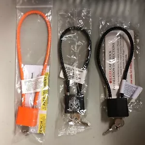 Cable Gun Locks - 15” Regal, 11” Ruger, 11” Springfield Armory - NEW SET OF 3 - Picture 1 of 4