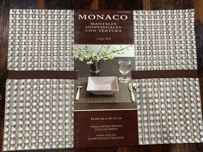 Виниловые коврики бежевые 8 шт. - Изображение 1 из 3