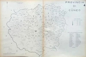 1938 GEMEINDEN PROVINZ KEIL CARAGLIO ORMEA ACCEGLIO ONCINO BH NARZOLE LEVICE - Bild 1 von 1