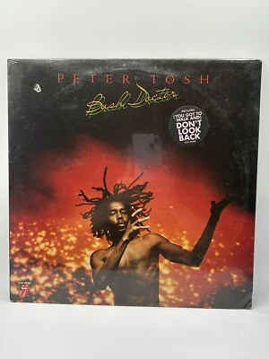 Vinyl LP Peter Tosh Bush Doctor Hype Sticker 1978 Rolling Stone Records Drilled - Image 1 of 4