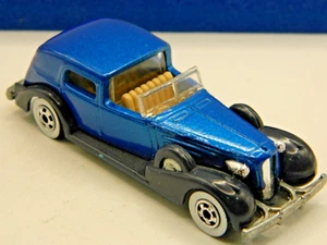 Vintage HOT WHEELS - 1935 CLASSIC CADDY - BLUE & BLACK - Wide White Walls - NICE - Picture 1 of 9